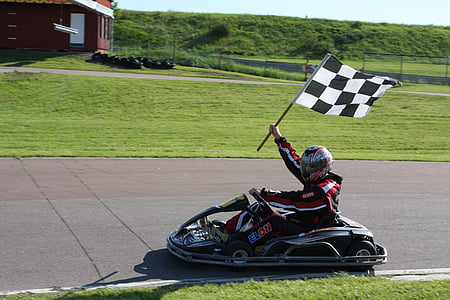 person riding go-kart thumbnail