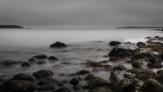 rocks with sea fog thumbnail