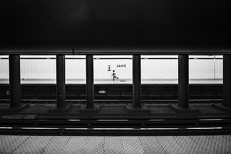 person running on subway station thumbnail