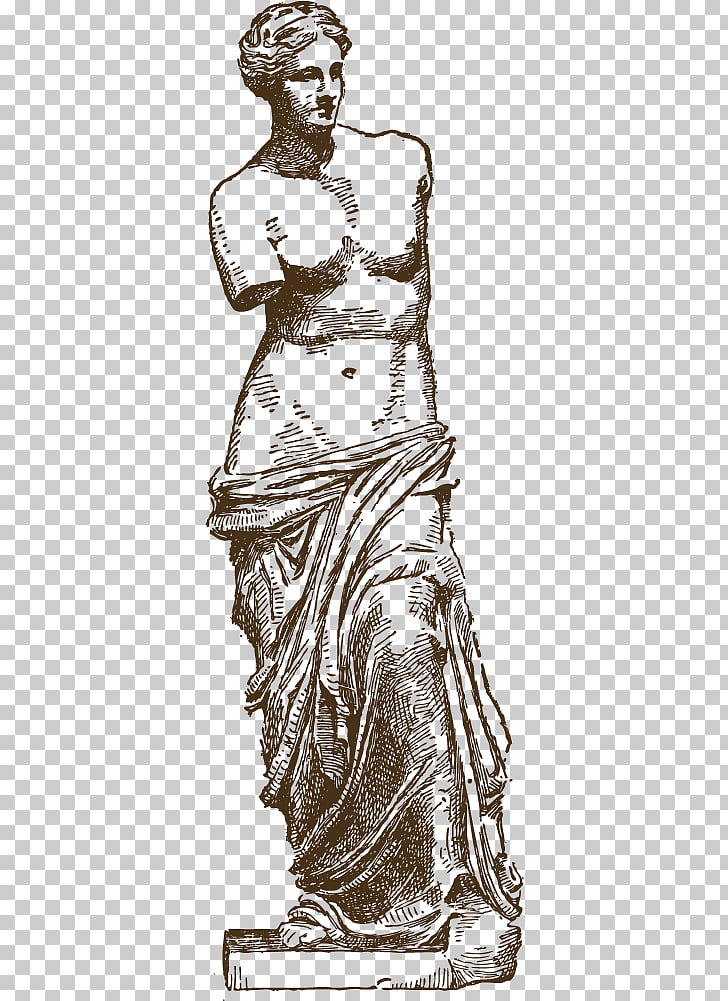 Venus de Milo Statue Marble sculpture , Venus goddess, Venus De Milo PNG clipart