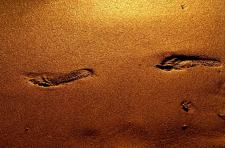 two footprints in the sand thumbnail
