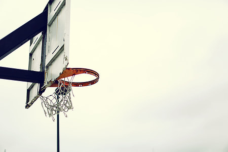 basketball hoops with broken net thumbnail