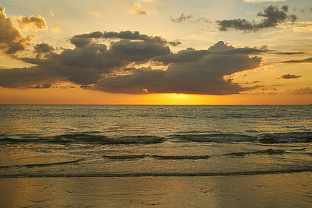 body of water during golden hour thumbnail