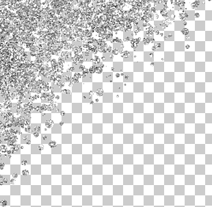 Short hair Sequin Color, Silver sequins, clear glass gemstone lot on black surface PNG clipart