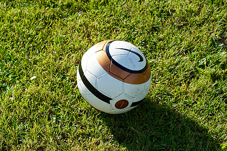 Nike soccer ball on grass thumbnail