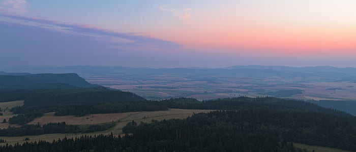aerial view of mountain thumbnail