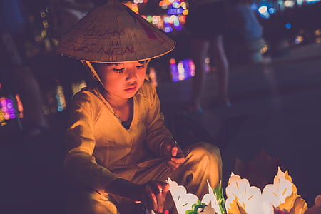 boy, child, asian, flower thumbnail