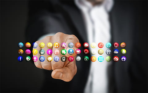 smartphone application icons thumbnail