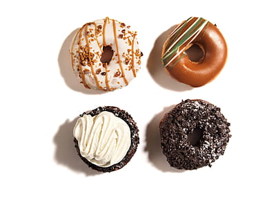 Chocolate Donuts With Icing on Top thumbnail