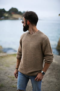 man standing near lake thumbnail
