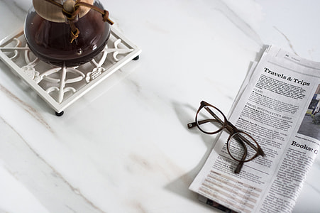 Morning coffee and newspaper thumbnail