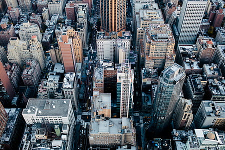 aerial photography of city buildings thumbnail