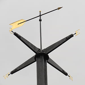 low-angled photography of black windvane thumbnail