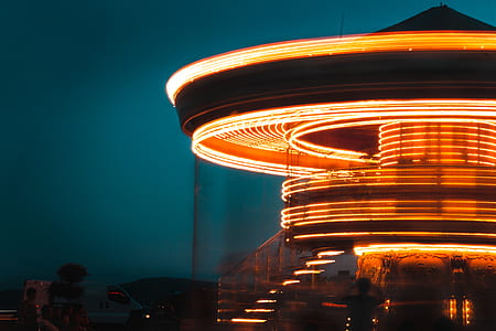 time lapse photography of carousel thumbnail