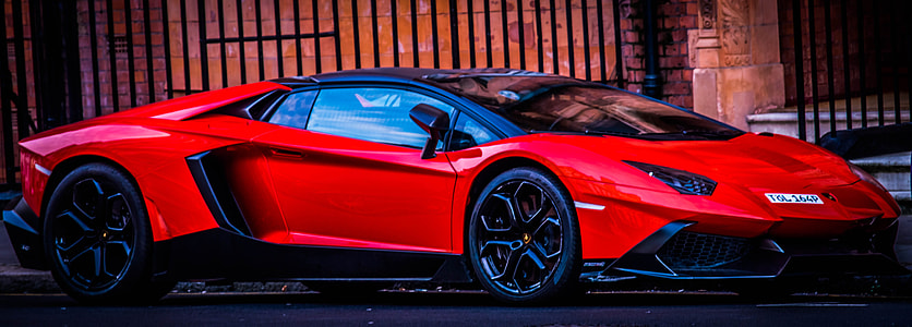 red Lamborghini Aventador thumbnail