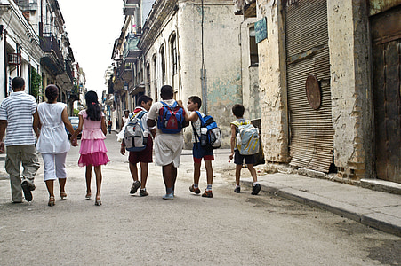 children walking towards building thumbnail