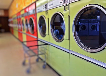 selective focus photography of inline washing machines thumbnail