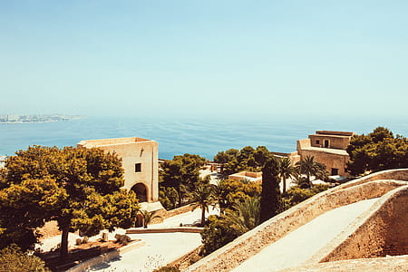 aerial view photography of house near beach thumbnail