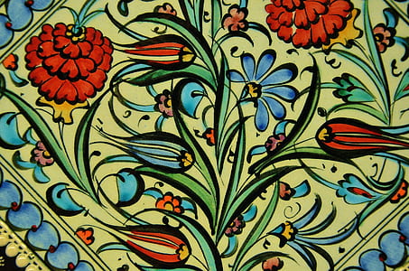yellow, blue, and green floral illusttration thumbnail