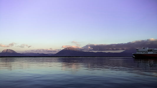 white ship on body of water thumbnail