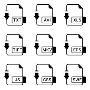 File Names Vol 9 svg vector icon sets