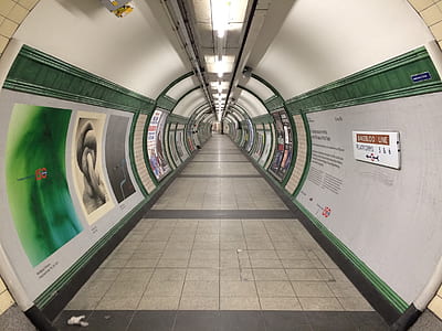 white and green tunnel way thumbnail