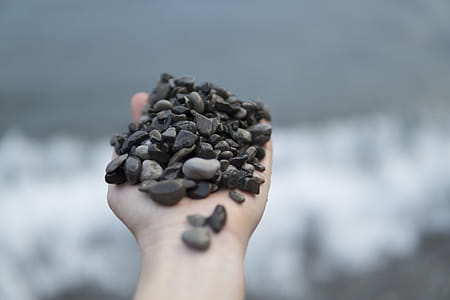Photo of Person Holding Stones thumbnail