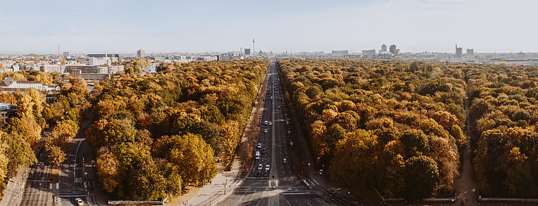 aerial photograph of highway thumbnail
