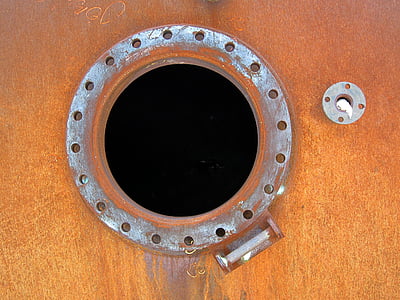brown hutch hole with no cover thumbnail