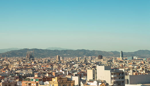 city under blue sky thumbnail