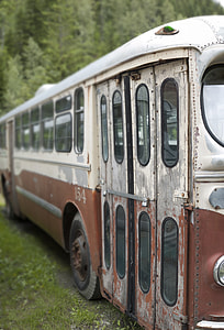 white and red van in green field thumbnail