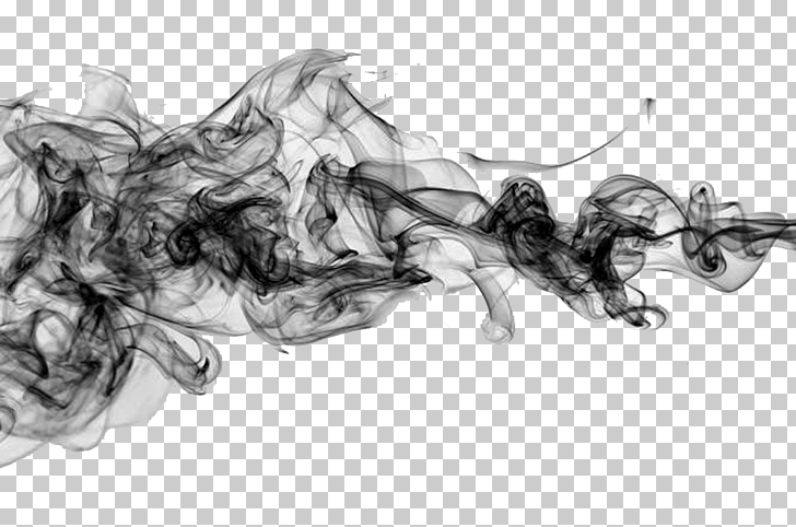 Smoke Smoking, ps smoke brushes, white and black smoke illustration PNG clipart