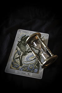 clear hourglass and white book thumbnail
