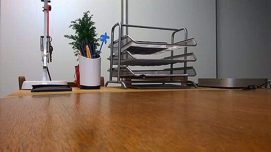 grey stainless steel 3-layered paper rack near green leaf plant thumbnail