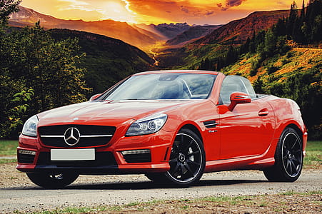 Red Mercedes-benz Convertible thumbnail
