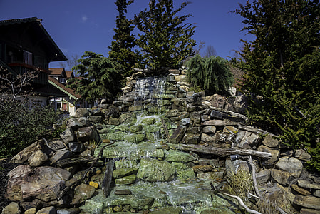 Man Made Waterfall in Helen, Georgia thumbnail