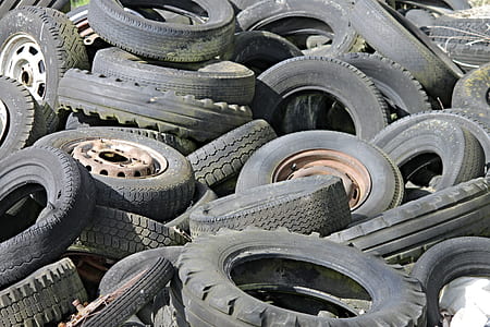 pile of vehicle tires thumbnail