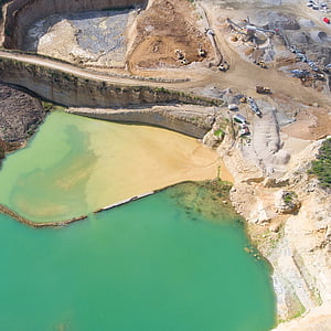 birds eye view of calm body of water thumbnail