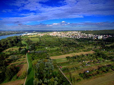 aerial view of fields during daytime thumbnail