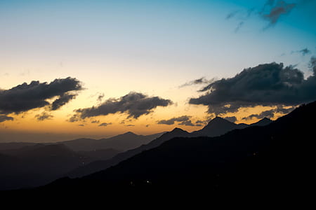 silhouette of mountains thumbnail