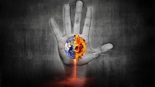 illustration of earth on person's palm thumbnail