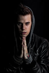 black leather jacket thumbnail