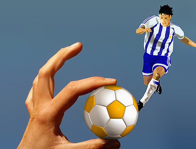 person holding soccer ball thumbnail