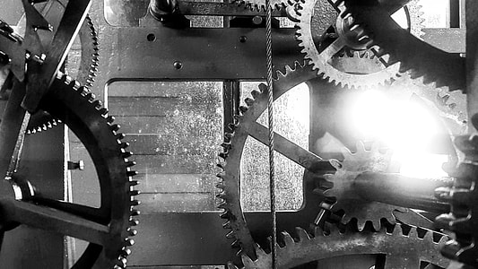 grayscale photo of mechanic thumbnail