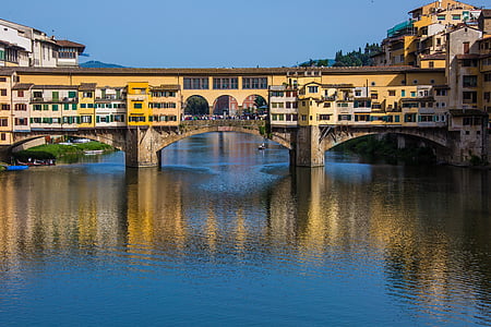 brown and yellow concrete buildings near water during daytime thumbnail