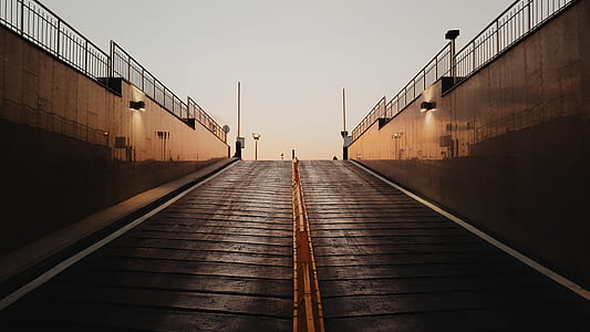 worm's eyeview of road thumbnail
