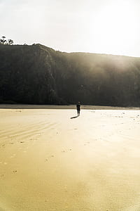 man walking on sand thumbnail
