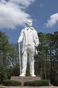 Sam Houston Statue in Huntsville, Alabama thumbnail