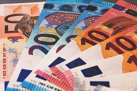 Cash bank notes in Euros thumbnail