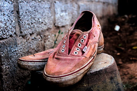 shallow focus photography of pair of shoes thumbnail